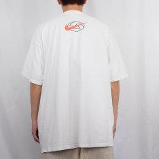 画像4: 〜2000's NIKE USA製 "bump set spike" イラストプリントTシャツ XL (4)