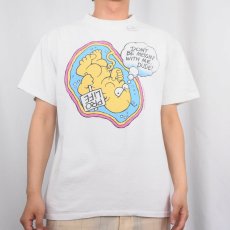 画像2: 90's ONE WAY OUT SHIRT "PRO LIFE" キャラクターパロディプリントTシャツ  (2)