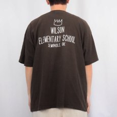 画像4: "WILD ABOUT READING" 絵本パロディプリントTシャツ BROWN XL (4)