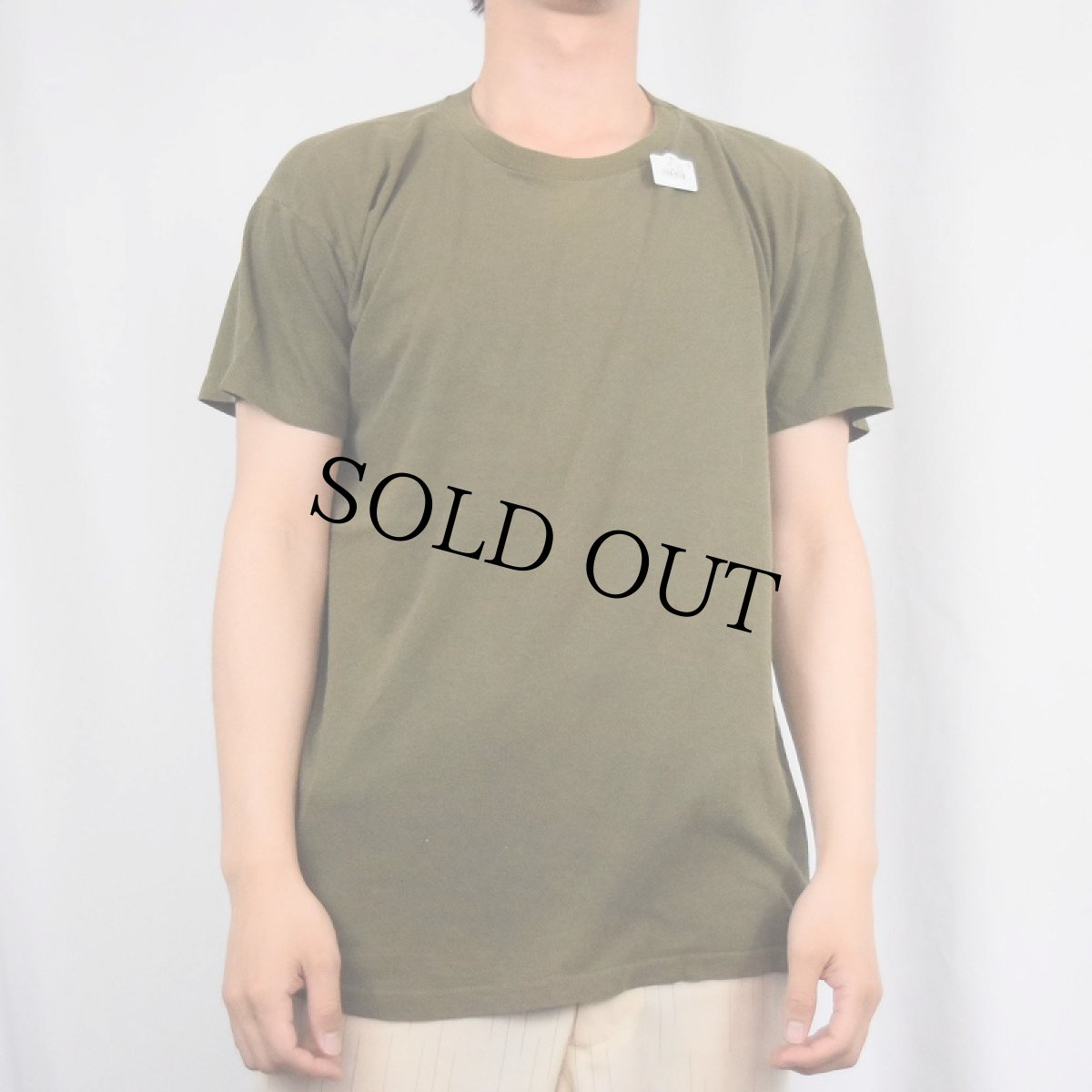 画像2: 70〜80's UNKNOWN 無地Tシャツ (2)