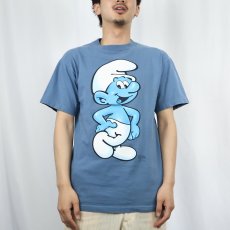 画像2: 90's SMURFS USA製 キャラクタープリントTシャツ M (2)