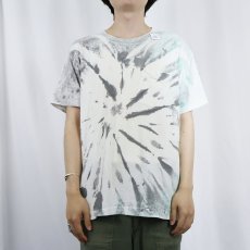 画像2: 80's USA製 タイダイ染め ポケットTシャツ XL (2)