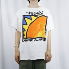 画像2: 90's 90°ANGLE USA製 "THE SUN EXTREME CLOSE-UP" 太陽イラストTシャツ L (2)