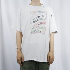 画像2: "NAKED ON ROLLER SKATES MAXWELL BODENHEIM" ポスタープリントTシャツ XL (2)