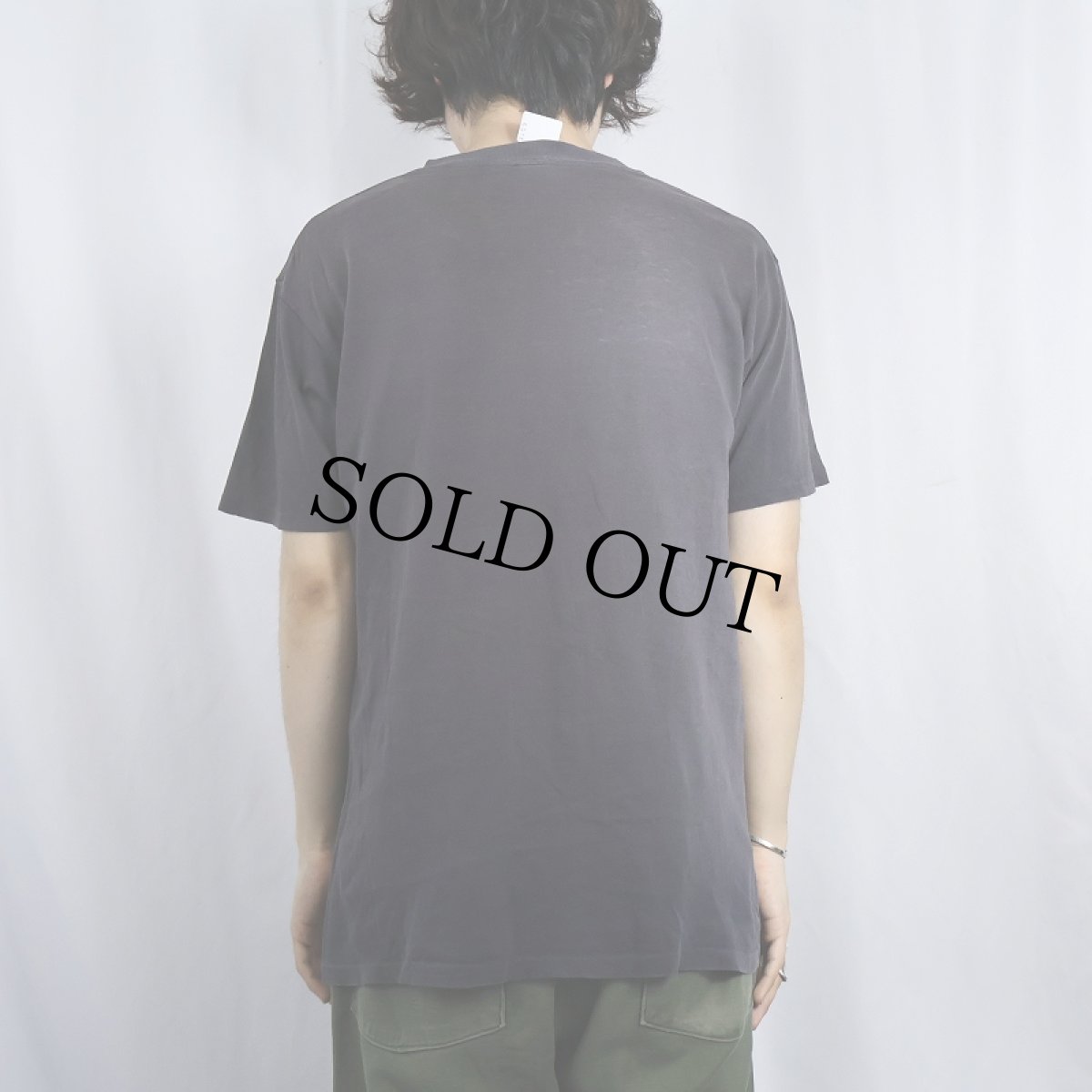 画像3: 80〜90's Lee USA製 ロゴプリントTシャツ BLACK (3)