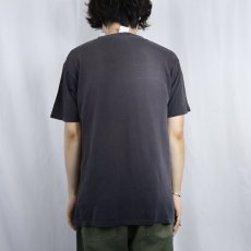 画像3: 80〜90's Lee USA製 ロゴプリントTシャツ BLACK (3)