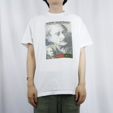 画像2: 90's MICHEL CHARTRAND CANADA製 政治家 プリントTシャツ XL (2)