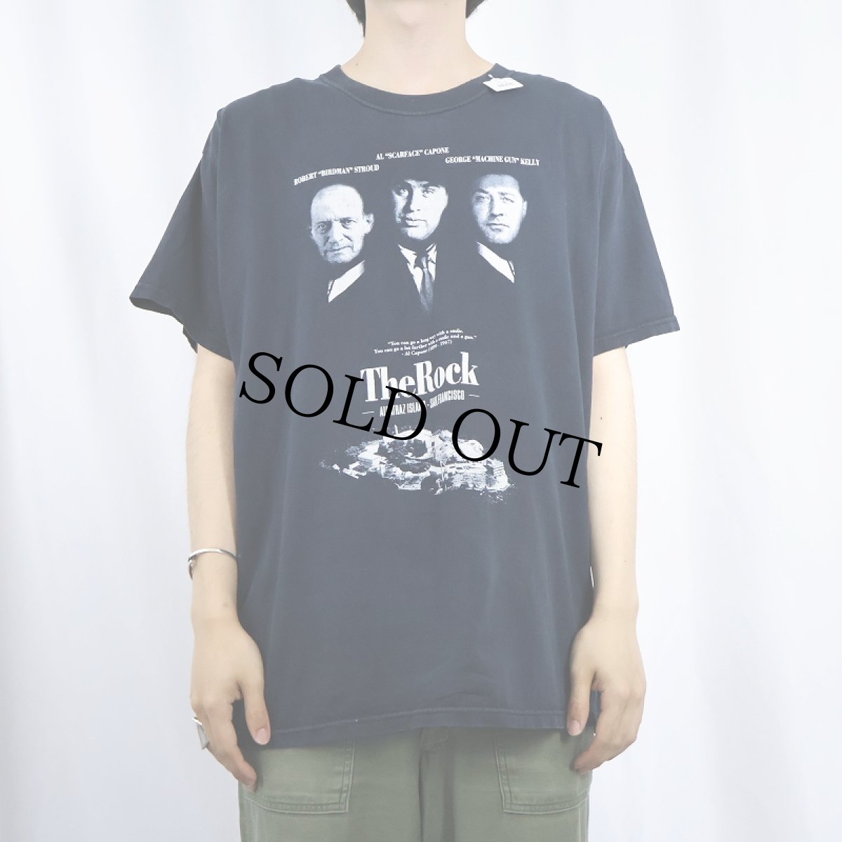 画像2: 90's The Rock USA製 映画プリントTシャツ BLACK XL (2)