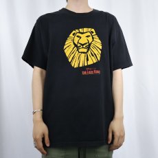 画像2: Disney "LION KING" USA製 ミュージカルプリントTシャツ BLACK L (2)