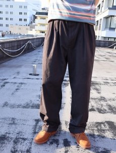 画像2: POLO Ralph Lauren "POLO CHINO" 2タック コットンチノトラウザーズ BLACK W34 (2)