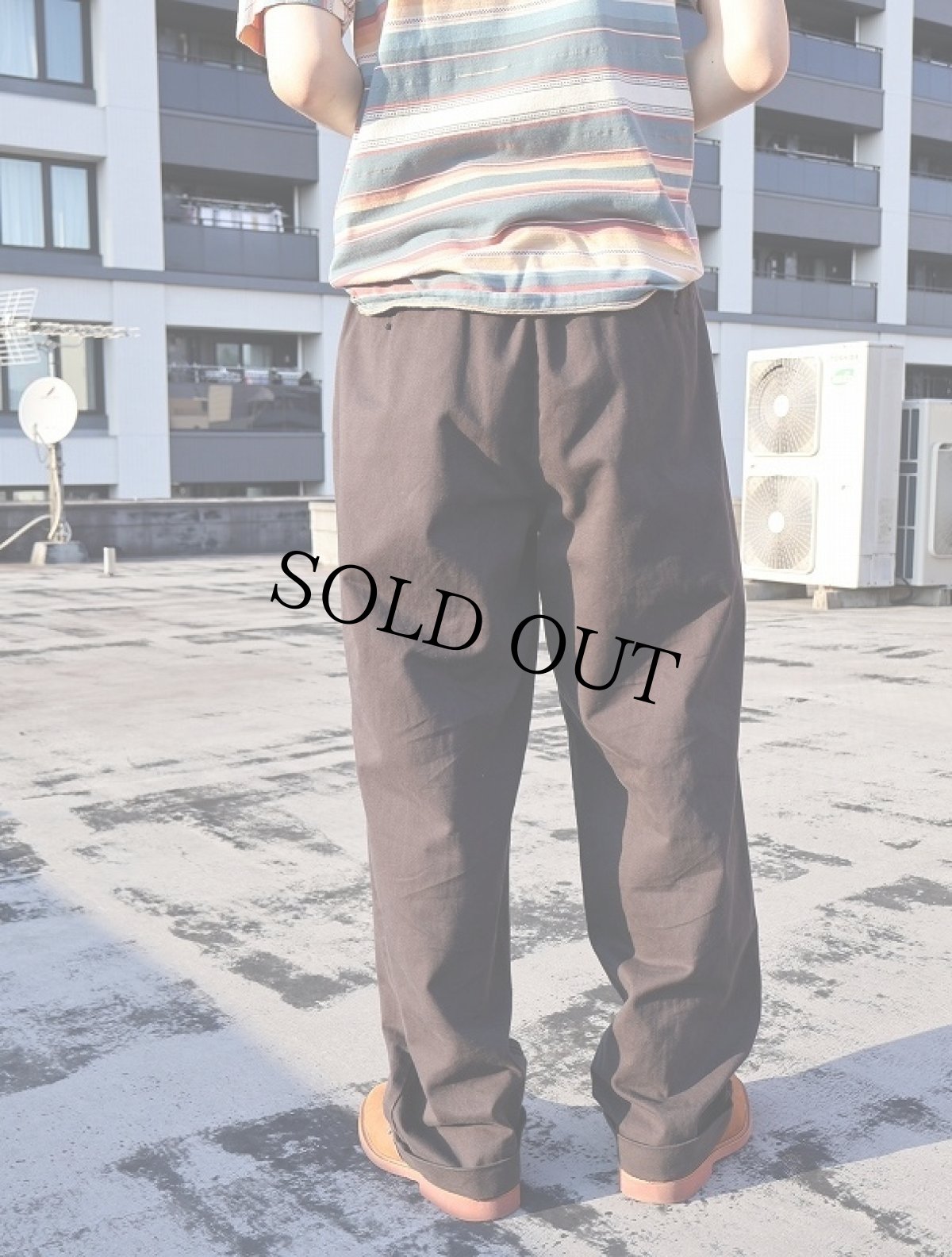 画像3: POLO Ralph Lauren "POLO CHINO" 2タック コットンチノトラウザーズ BLACK W34 (3)