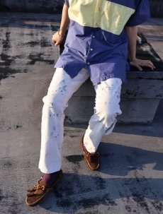 画像1: POLO Ralph Lauren ダブルニー コットンペインターパンツ W31 (1)