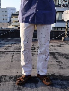 画像4: POLO Ralph Lauren ダブルニー コットンペインターパンツ W31 (4)