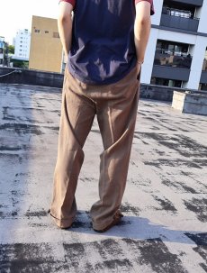 画像4: POLO Ralph Lauren 2タック コットンスラックス W35 (4)