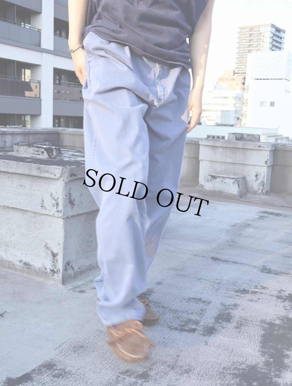 画像3: 90's POLO Ralph Lauren USA製 "POLO CHINO" 2タック コットンチノトラウザーズ W34 (3)