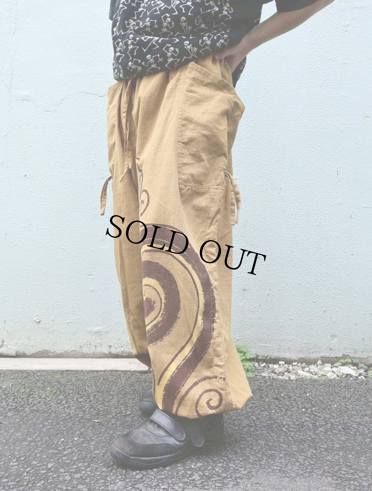 画像3: サルエルリネンイージーパンツ W20-34 (3)