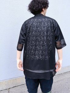 画像2: メッシュシャツ BLACK (2)