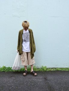 画像3: 90's USA製 ハンドペイントプリントTシャツ L (3)