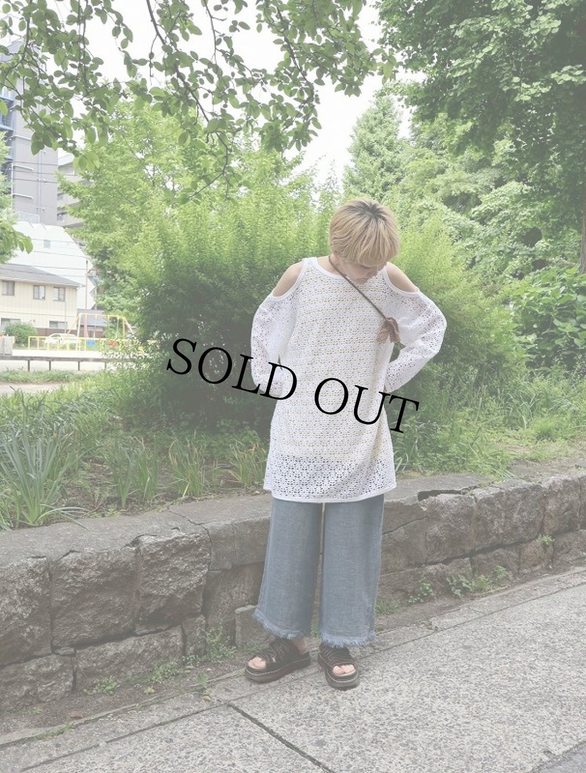 画像2: リネン ワイドイージーパンツ W25-32 (2)