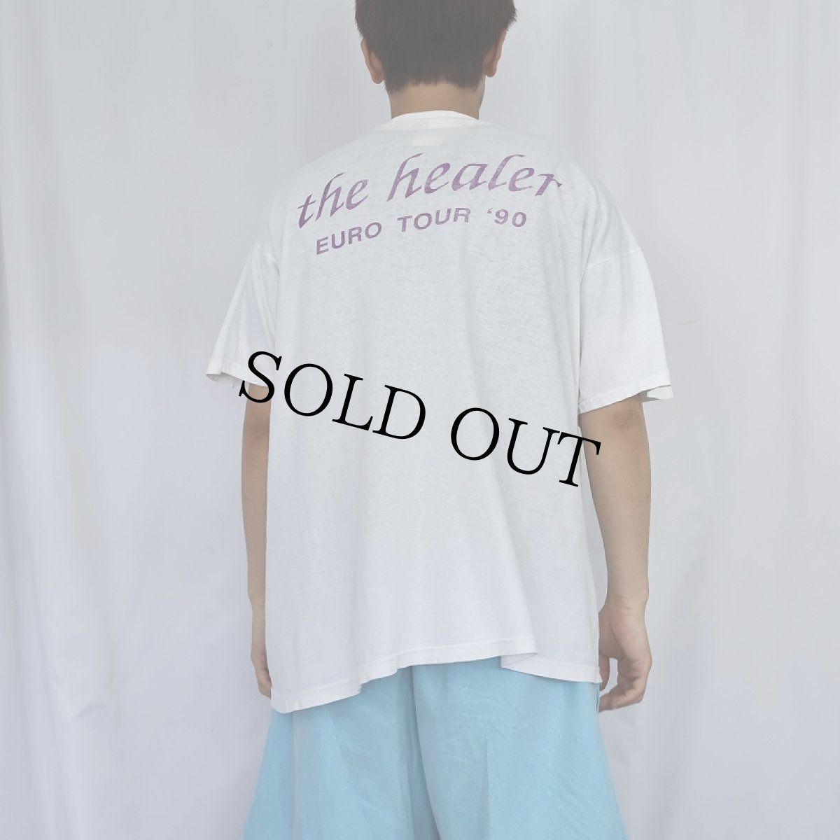 画像4: 90's John Lee Hooker "The healer '90" ブルースミュージシャンツアーTシャツ (4)