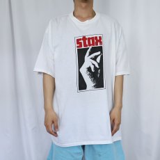 画像2: 90's Stax Records レコードレーベル プリントTシャツ XXL (2)