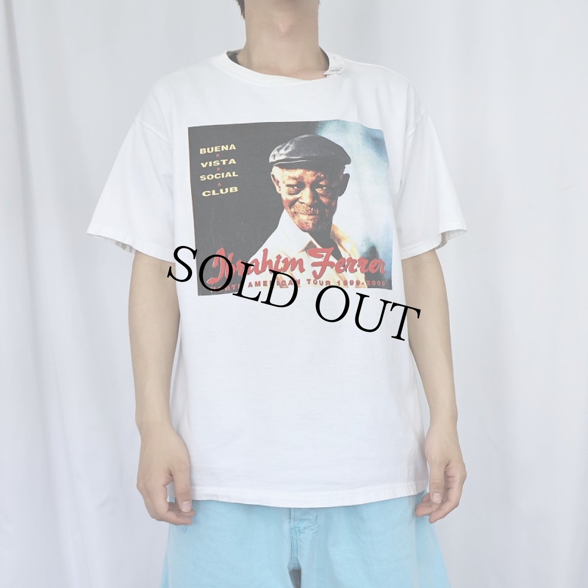 画像3: 90〜2000's BUENA VISTA SOCIAL CLUB キューバミュージックバンド プリントTシャツ XL (3)