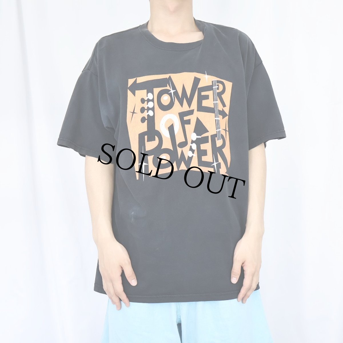 画像2: 【SALE】 2010 TOWER OF POWER ジャズフェスティバル プリントTシャツ BLACK (2)