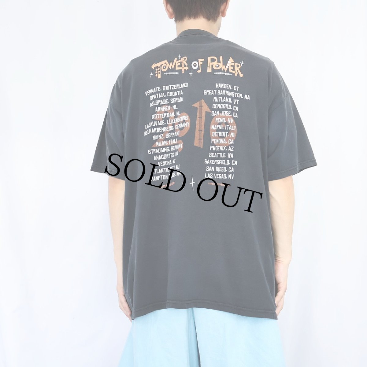 画像3: 【SALE】 2010 TOWER OF POWER ジャズフェスティバル プリントTシャツ BLACK (3)