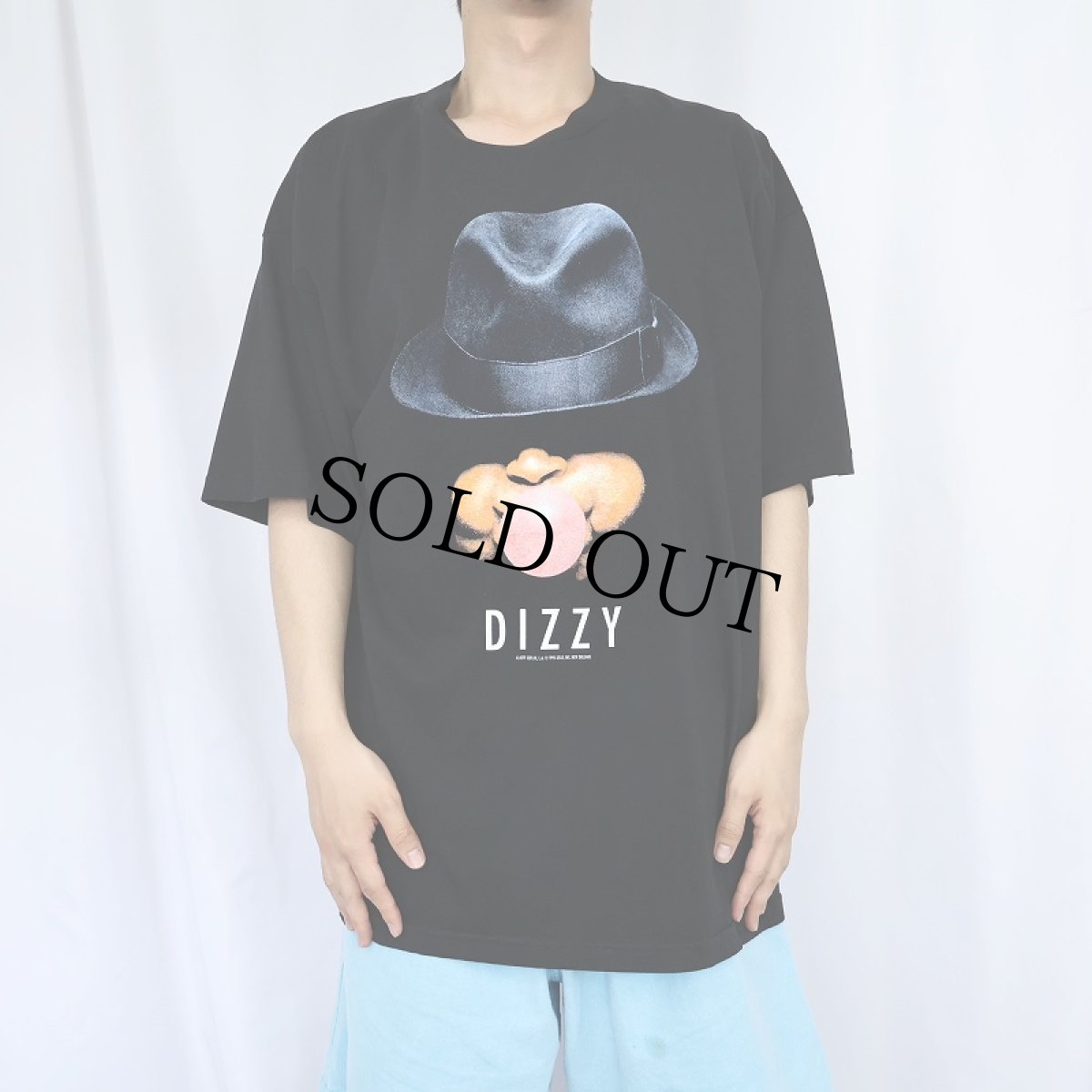 画像2: 90's Dizzy Gillespie USA製 ジャズミュージシャンプリントTシャツ BLACK XL (2)