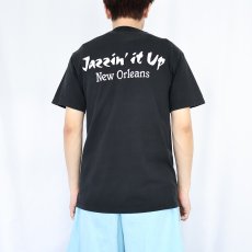 画像4: 90's BILLIE HOLIDAY USA製 ジャズシンガープリントTシャツ BLACK M (4)