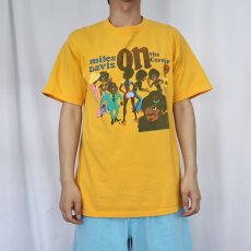画像3: 90's〜 Miles Davis "On The Corner" ジャズミュージシャンプリントTシャツ M (3)