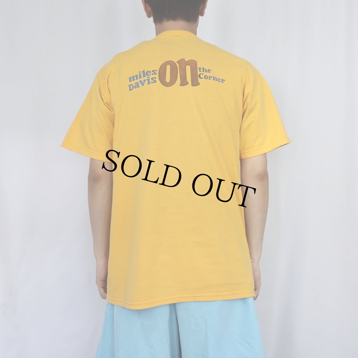 画像4: 90's〜 Miles Davis "On The Corner" ジャズミュージシャンプリントTシャツ M (4)