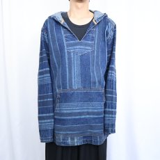 画像3: THE TERRITORY AHEAD マルチストライプ柄 デニムプルオーバージャケット MT (3)