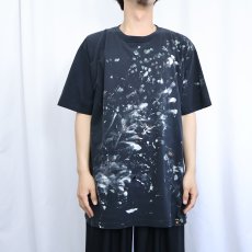 画像2: 90's RETREAT ペンキペイント Tシャツ BLACK  (2)
