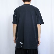 画像3: 90's RETREAT ペンキペイント Tシャツ BLACK  (3)