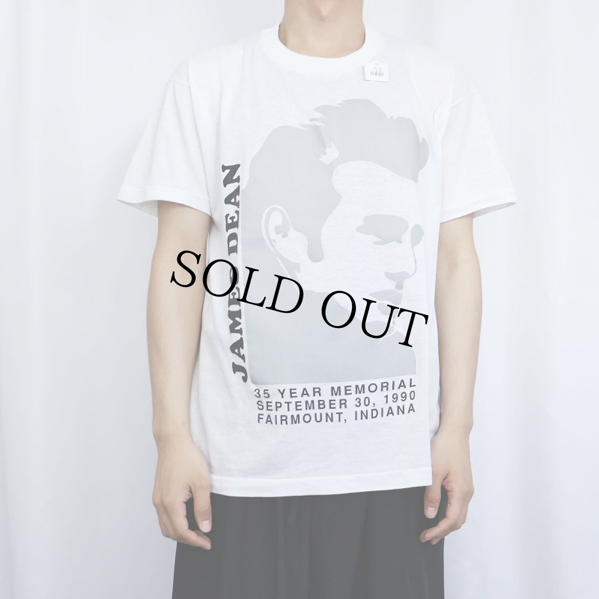 画像2: 80's JAMES DEEN USA製 プリントTシャツ XL (2)