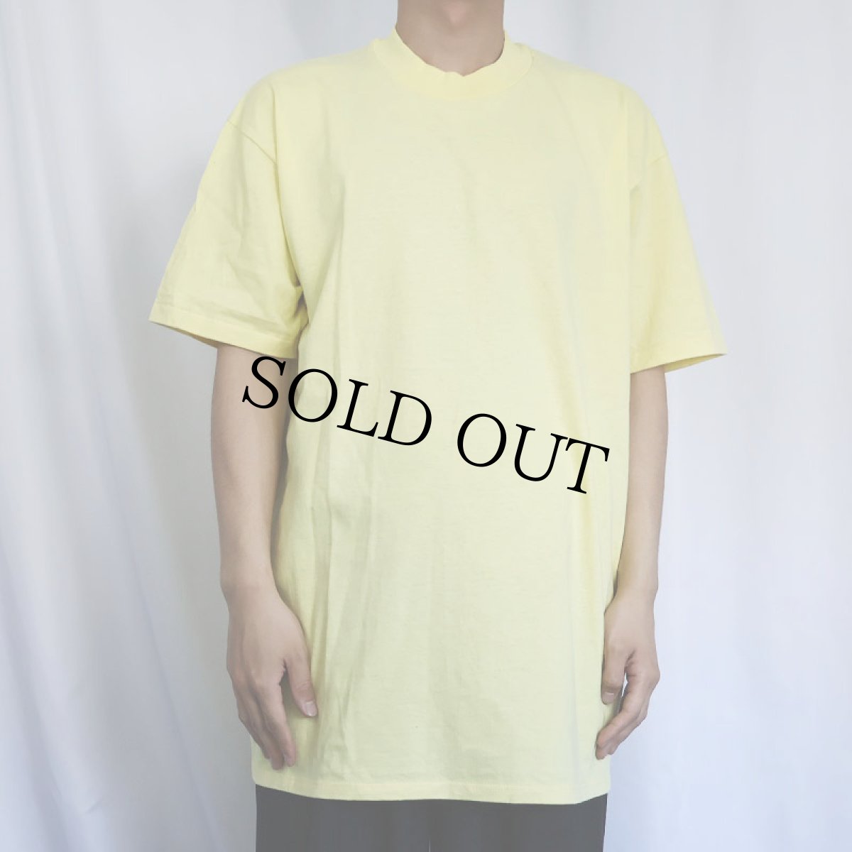 画像2: 90's Stedman USA製 無地Tシャツ XL (2)