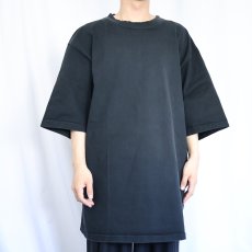 画像2: 90's CAMBER USA製 無地Tシャツ BLACK 3XL (2)