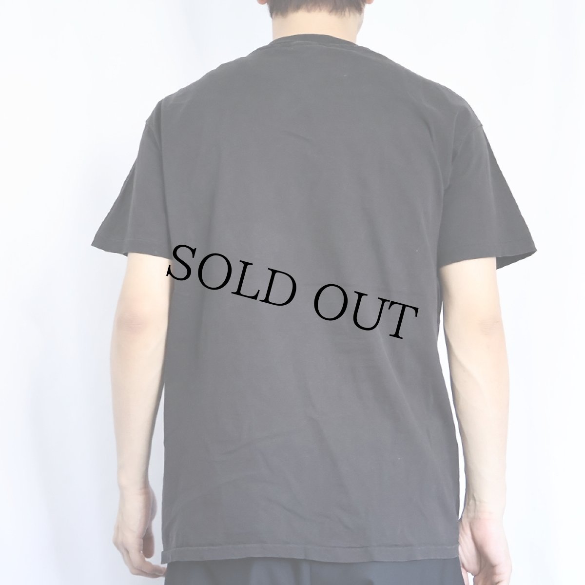 画像3: 90's Hanes USA製 無地ポケットTシャツ BLACK L (3)