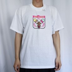 画像2: 80's BASKIN ROBBINS USA製 アイスクリームショップ プリントTシャツ XL (2)