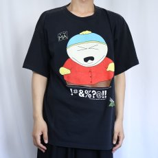 画像2: 90's SOUTH PARK USA製 キャラクタープリントTシャツ BLACK XL (2)