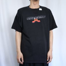 画像2: RONALD McDONALD 企業キャラクタープリントTシャツ BLACK XL (2)