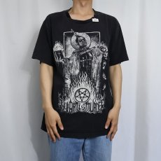 画像2: Thy Art Is Murder デスコアバンドプリントTシャツ BLACK (2)