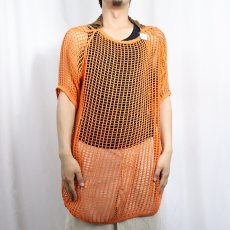 画像3: 80's〜 DANISH ARMY "OVER DYE" メッシュシャツ  (3)