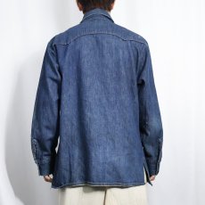 画像3: 70's Levi's デニムウエスタンシャツ L (3)