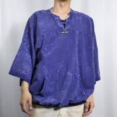 画像2: EZZE WEAR レースアップ プルオーバーシャツ (2)