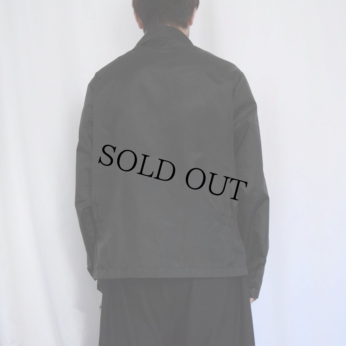 画像3: 70〜80's ナイロンジップジャケット BLACK (3)