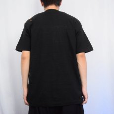 画像3: 90's Bill Clinton USA製 政治家 メッセージプリントTシャツ BLACK L (3)