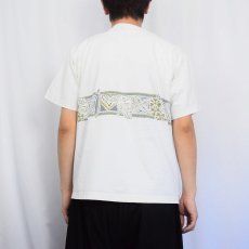画像3: 90's Patagonia USA製 ハイビスカス柄 プリントTシャツ M (3)