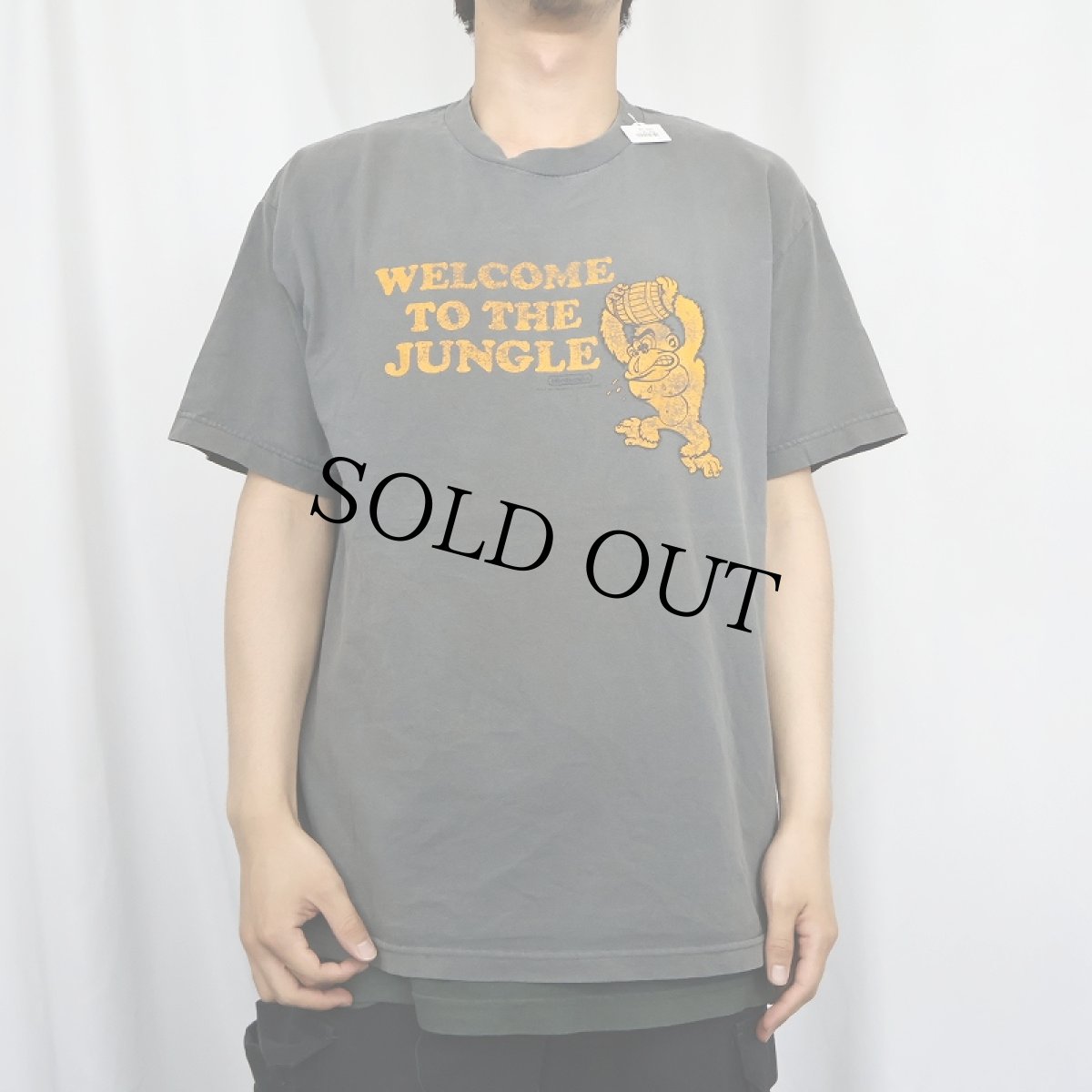 画像2: Nintendo DONKEY KONG "WELCOME TO THE JUNGLE" ゲームプリントTシャツ L (2)